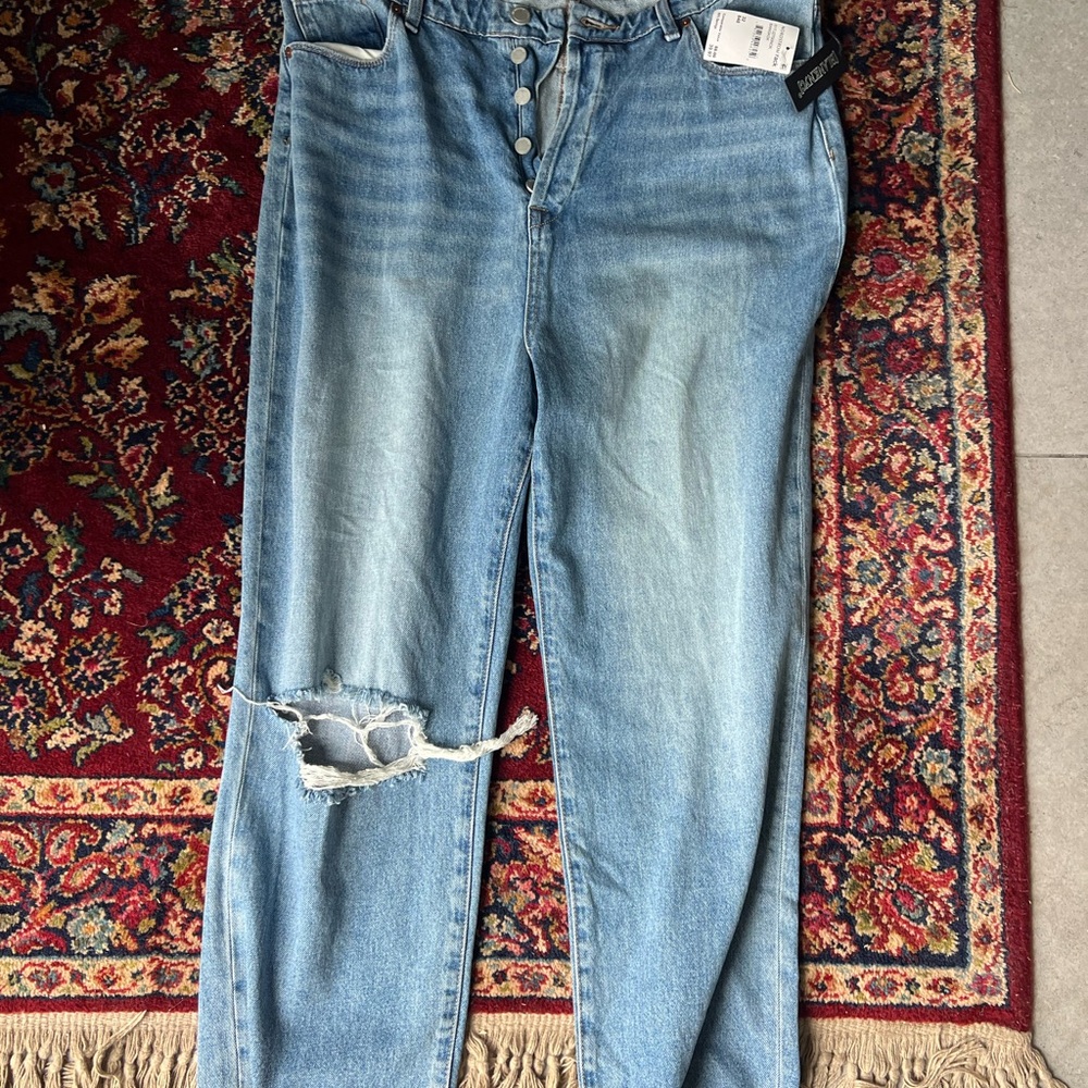 Blank NYC Light Wash Distressed Boyfriend Jeans